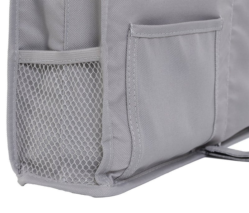 Sugaroom Bunk Bed Organizer - Bedside Storage Caddy with Pockets for College Dorm, Hospital, Baby Bed & Camp (Grey) - Image 5